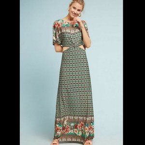 NWT ANTHROPOLOGIE Farm Rio Lila Maxi Dress sz. M